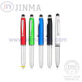 Jm-D0 de la pluma de promoción regalos y &simg; Apdot; B con un LED un Stylus Tou